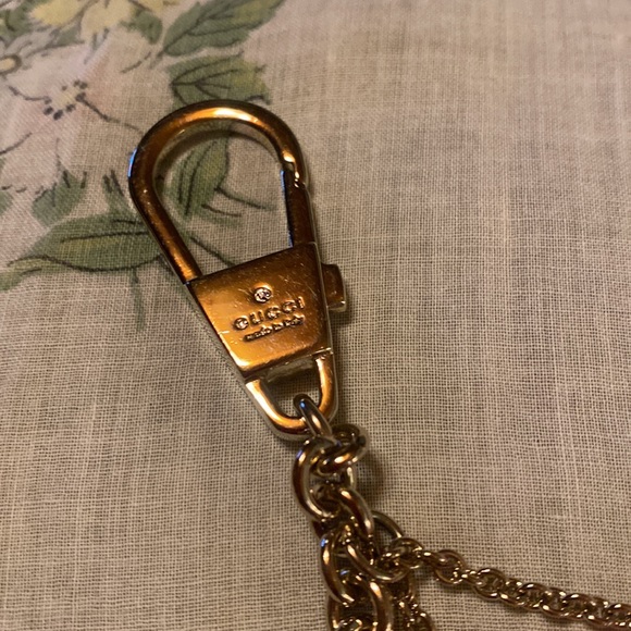 GUCCI Pink and Gold Equestrian Cap and Bag Key Chain Purse Charm - Picture 2 of 4